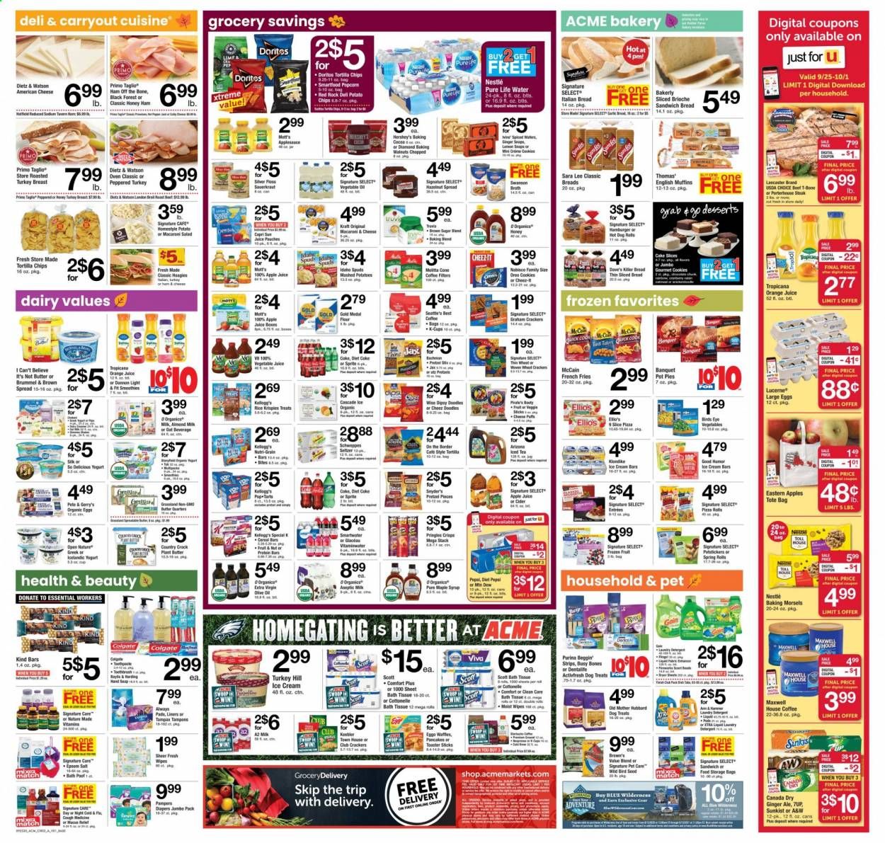 ACME Weekly Ad Flyer September 25 to October 1