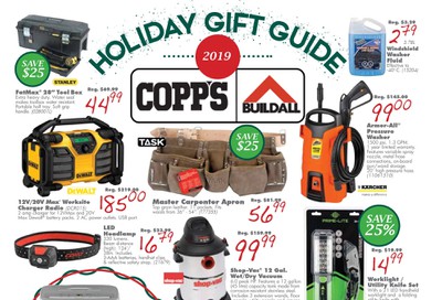 COPP's Buildall Holiday Gift Guide Flyer December 6 to 15