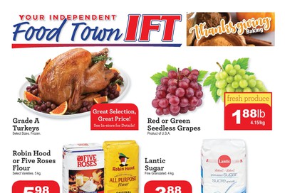 IFT Independent Food Town Flyer September 25 to October 1