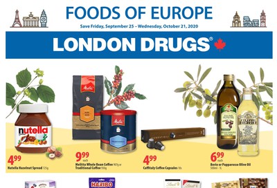 London Drugs Foods of Europe Flyer September 25 to October 21