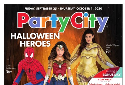 Party City Flyer September 25 to October 1