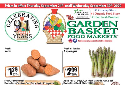 The Garden Basket Flyer September 24 to 30