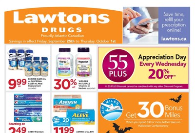 Lawtons Drugs Flyer September 25 to October 1