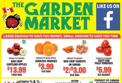 The Garden Market Flyer September 25 to October 1