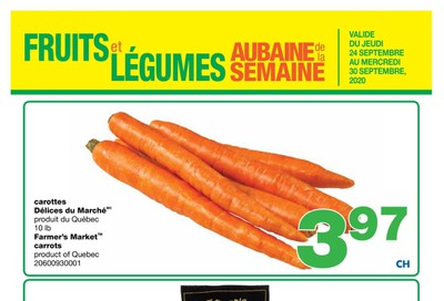 Wholesale Club (QC) Produce Deal of the Week Flyer September 24 to 30