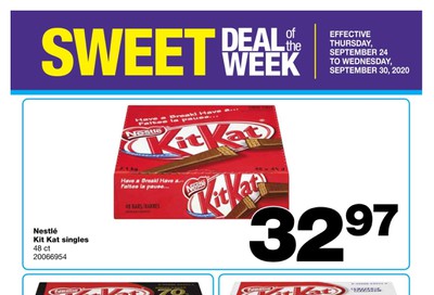 Wholesale Club Sweet Deal of the Week Flyer September 24 to 30