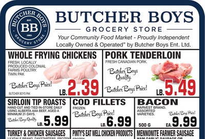 Butcher Boys Grocery Store Flyer September 23 to October 1
