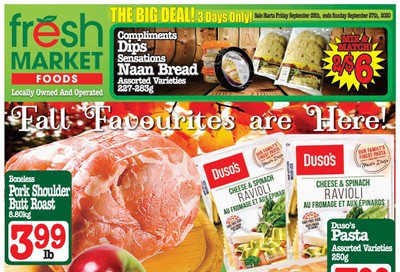 Fresh Market Foods Flyer September 25 to October 1