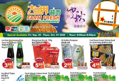 Farm Fresh Supermarket Flyer September 25 to October 1
