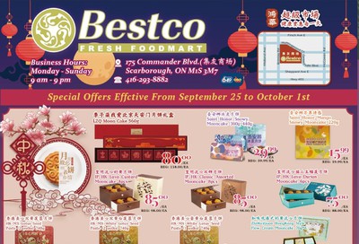 BestCo Food Mart (Scarborough) Flyer September 25 to October 1