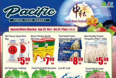 Pacific Fresh Food Market (North York) Flyer September 25 to October 1