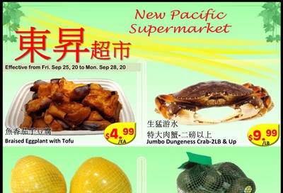New Pacific Supermarket Flyer September 25 to 28