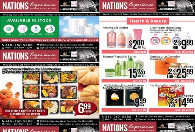 Nations Fresh Foods (Toronto) Flyer September 25 to October 1