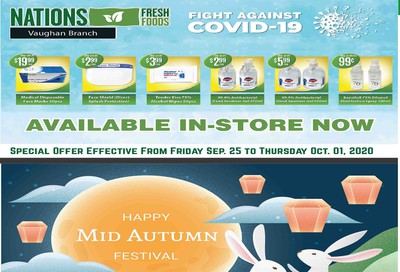 Nations Fresh Foods (Vaughan) Flyer September 25 to October 1