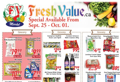 Fresh Value Flyer September 25 to October 1