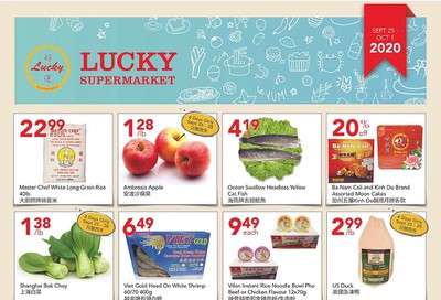 Lucky Supermarket (Edmonton) Flyer September 25 to October 1