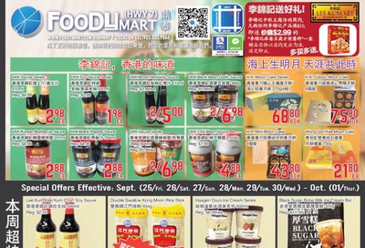 FoodyMart (HWY7) Flyer September 25 to October 1