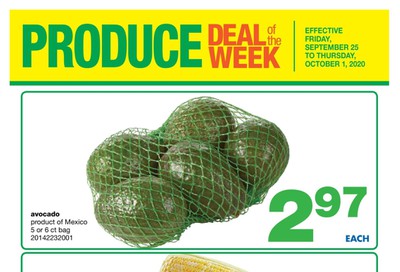 Wholesale Club (West) Produce Deal of the Week Flyer September 25 to October 1