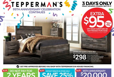 Tepperman's 3-Days Flyer September 25 to 27