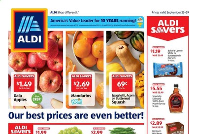 ALDI (KS, MD, MI, NY, PA, SC, VA, WV) Weekly Ad Flyer September 23 to September 29