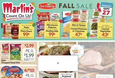 Martin’s Weekly Ad Flyer September 27 to October 3