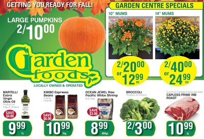 Garden Foods Flyer September 25 to October 1