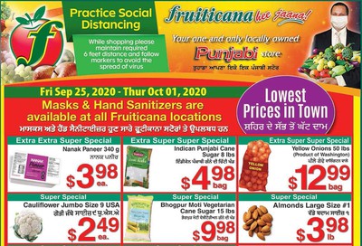 Fruiticana (Edmonton) Flyer September 25 to October 1