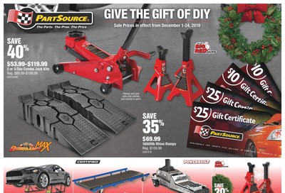 PartSource Give The Gift Of DIY Flyer December 1 to 24
