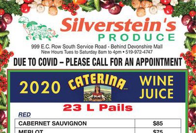 Silverstein's Produce Flyer September 22 to 26