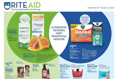 RITE AID Weekly Ad Flyer September 27 to October 3