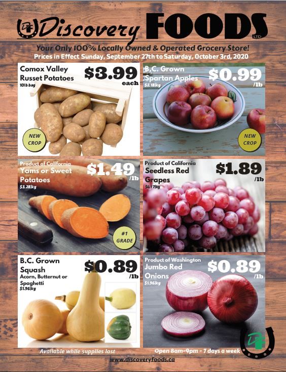 Discovery Foods Flyer September 27 to October 3