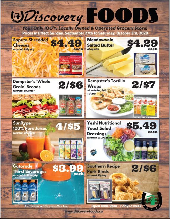 Discovery Foods Flyer September 27 to October 3