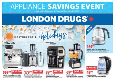 London Drugs Appliance Savings Event Flyer December 6 to 24