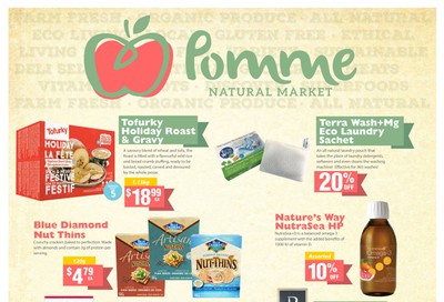 Pomme Natural Market Monthly Flyer December 5 to January 1