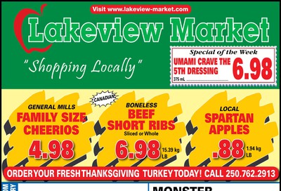 Lakeview Market Flyer September 28 to October 4