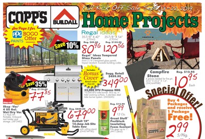 COPP's Buildall Flyer September 13 to 22