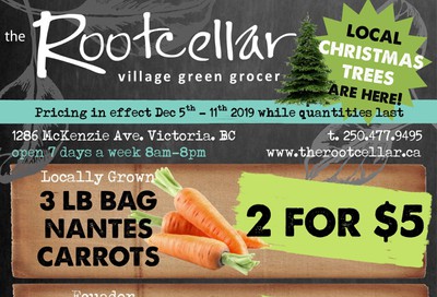 The Root Cellar Flyer December 5 to 11