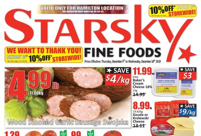 Starsky Foods (Hamilton) Flyer December 5 to 18