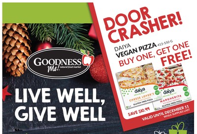 Goodness Me Flyer December 5 to 18