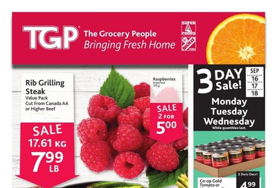 TGP The Grocery People Flyer September 12 to 18