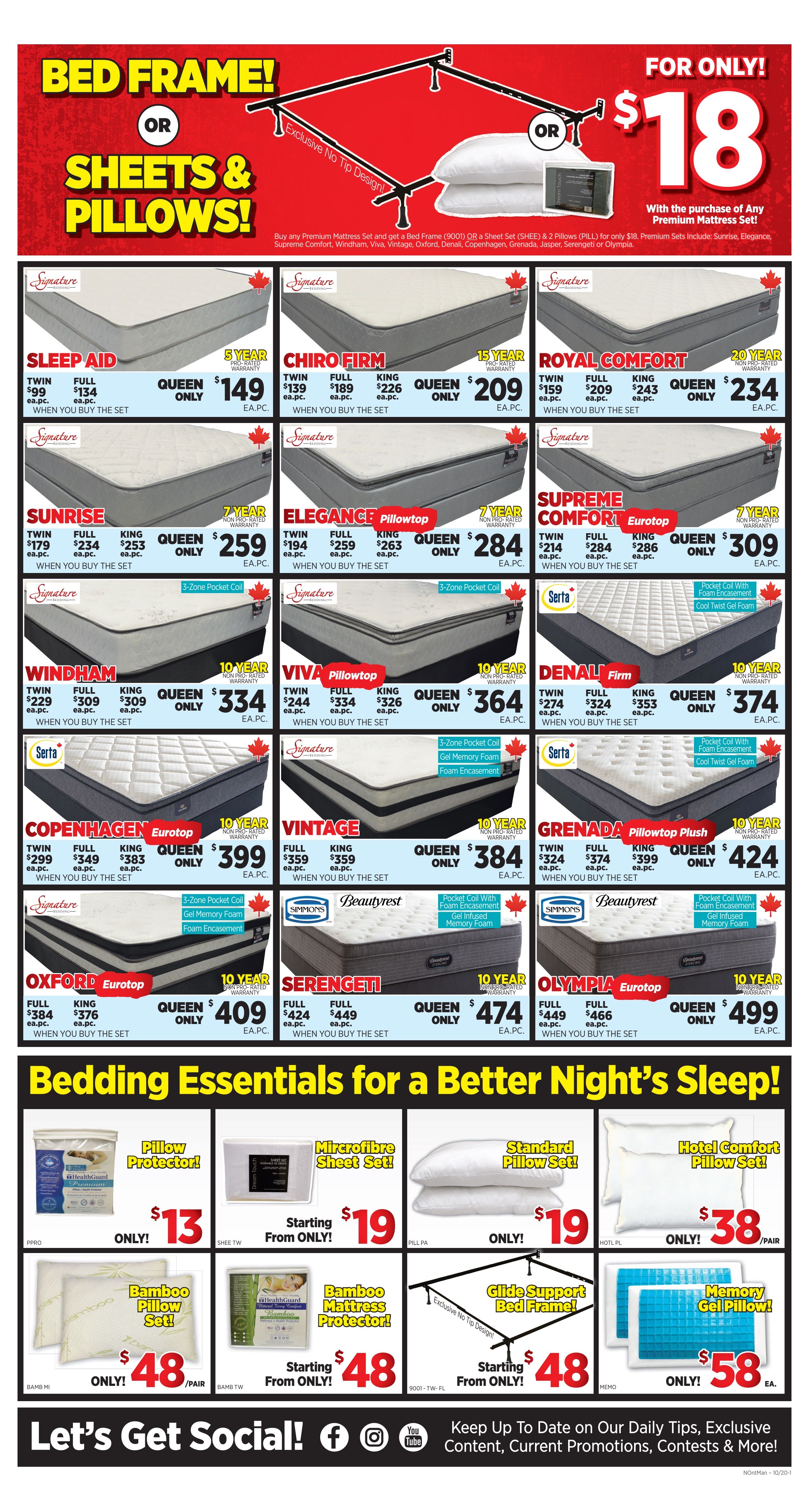 Surplus Furniture & Mattress Warehouse (Sudbury) Flyer September 29 to October 5