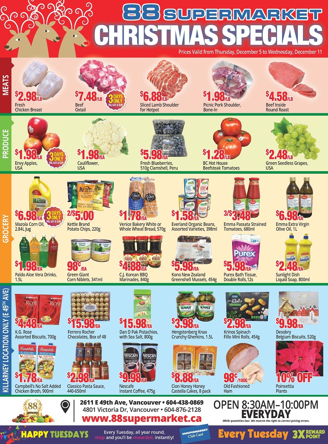88 Supermarket Flyer December 5 to 11