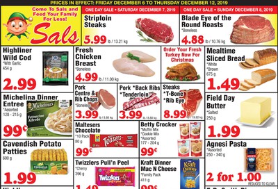 Sal's Grocery Flyer December 6 to 12