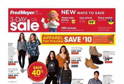 Fred Meyer Weekly Ad Flyer September 27 to September 29
