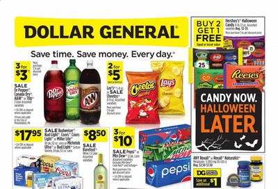 Dollar General (CA) Weekly Ad Flyer September 27 to October 3