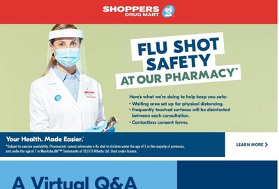 Shoppers Drug Mart (ON) Flyer October 3 to 8