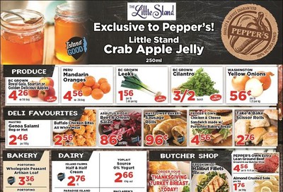 Pepper's Foods Flyer September 29 to October 5