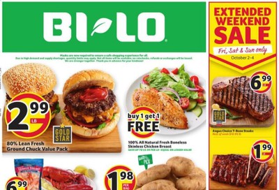 BI-LO Weekly Ad Flyer September 30 to October 6
