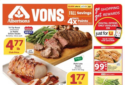 Albertsons Weekly Ad Flyer September 30 to October 6