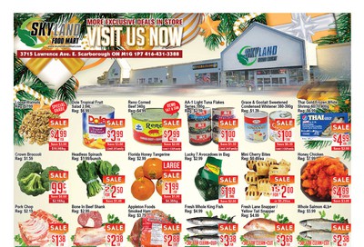 Skyland Food Mart Flyer December 6 to 12